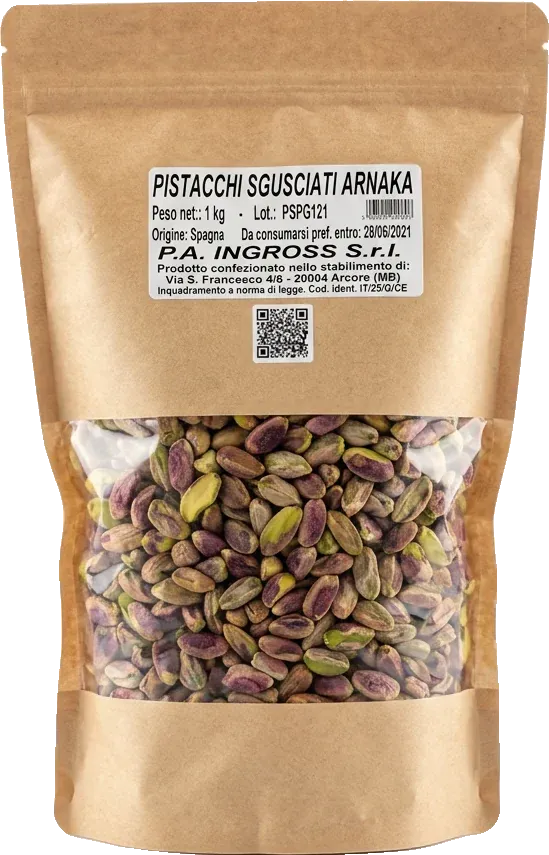 Arnaka Pistacchi Sgusciati 1kg