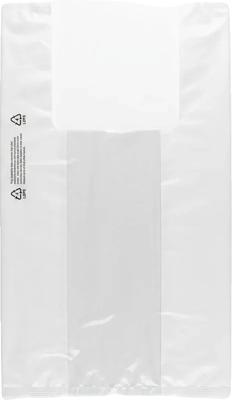 Shopper Plastica Bianco